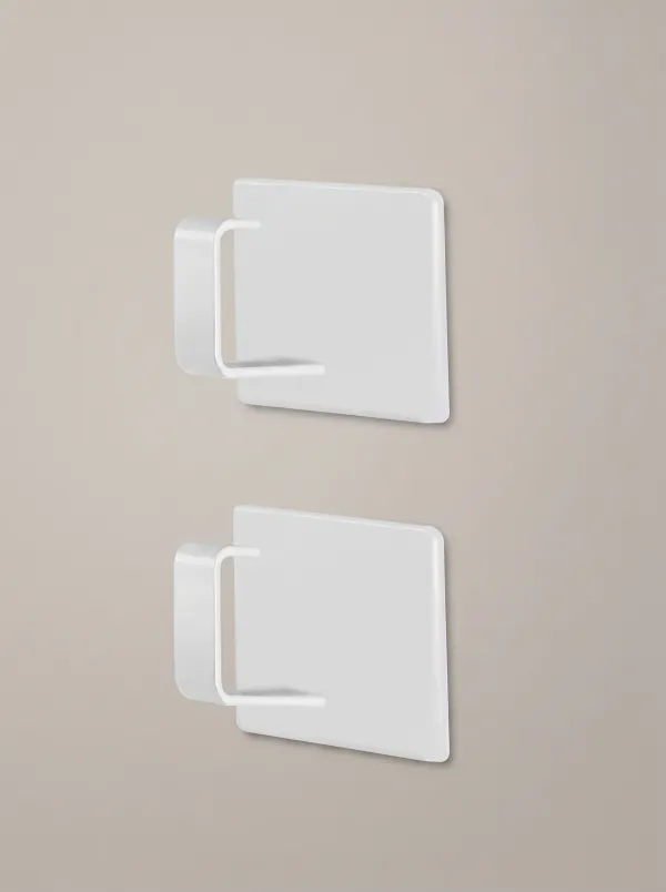 White Magnetic Hooks