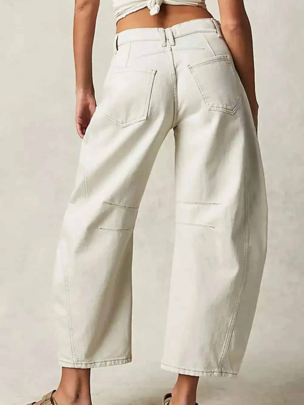 Clean Simple Trim Denim Jeans