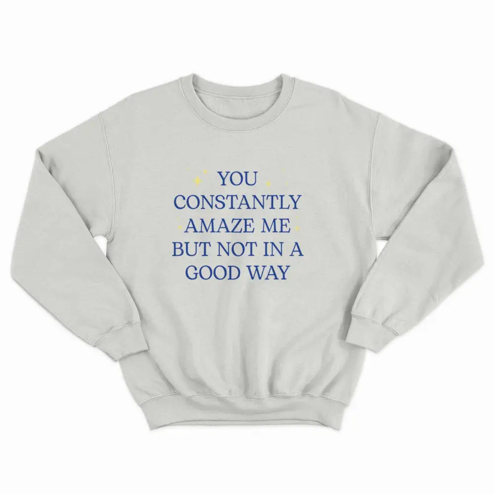 Amazing Style Fleece Crew Neck Sweatshirt