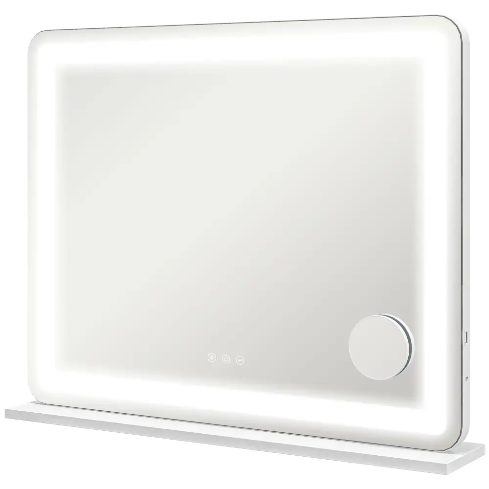 Illuminated Vanity Mirror With Magnifier