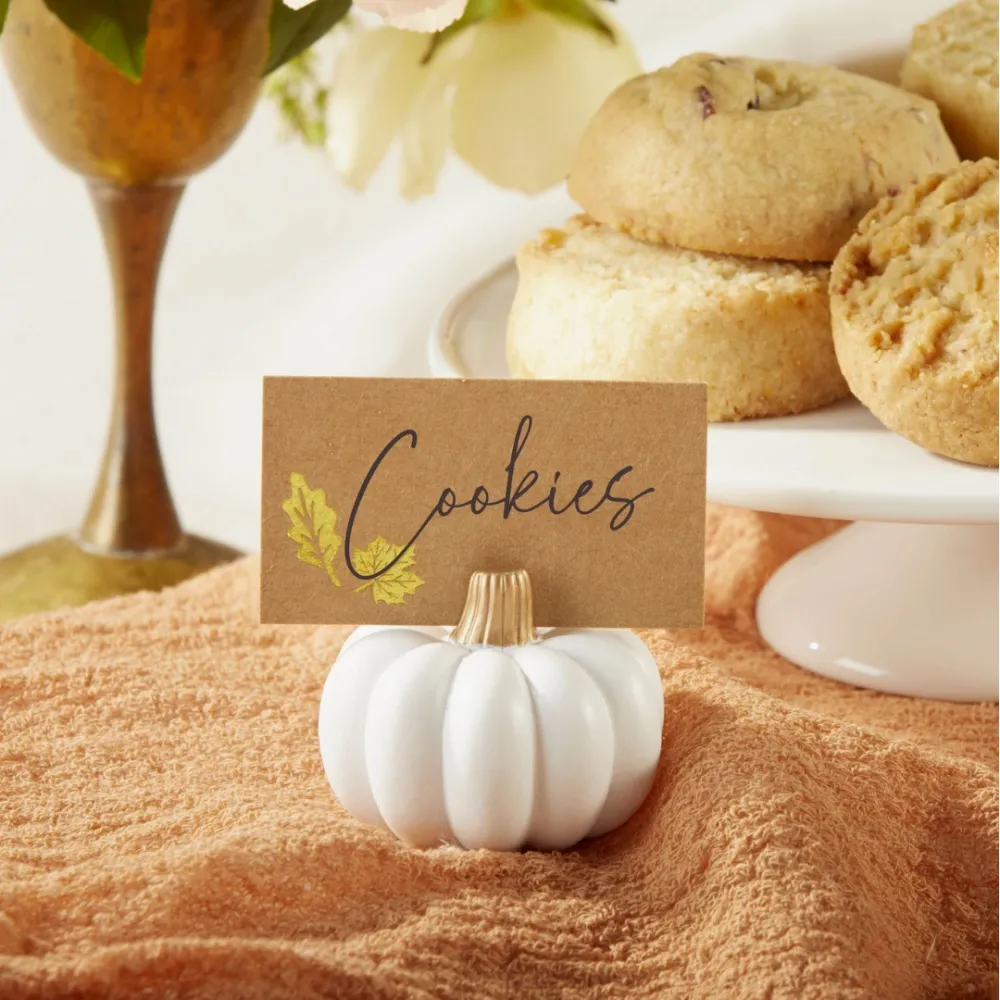 Pumpkin Motif Decorative Tabletop Accent