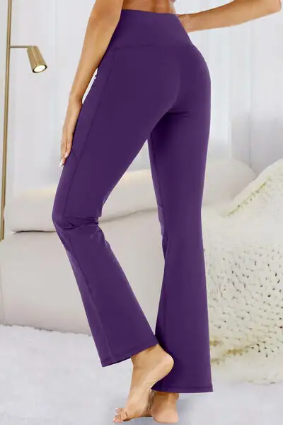 Relaxed Pocketed High Waist Active Pants