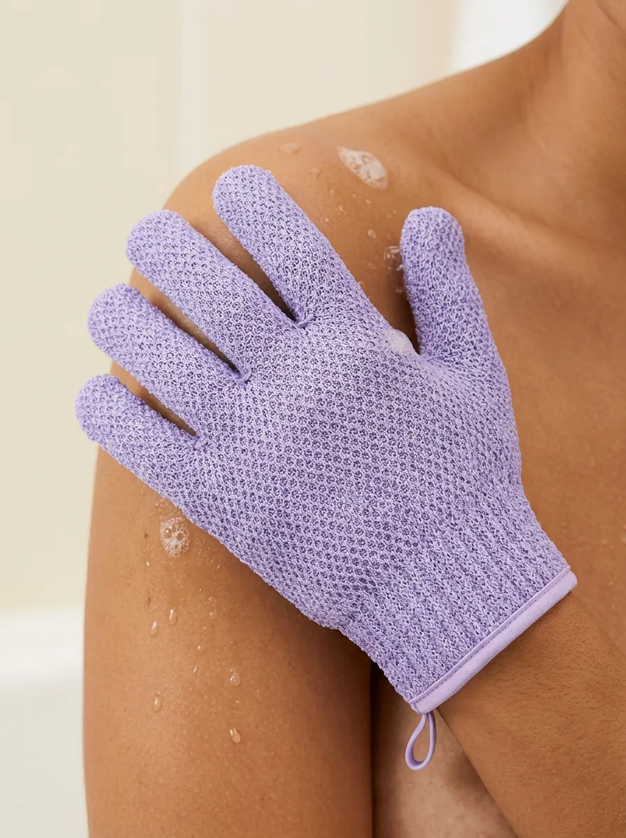 Practical Textured Exfoliating Bath Exfoliating Glove