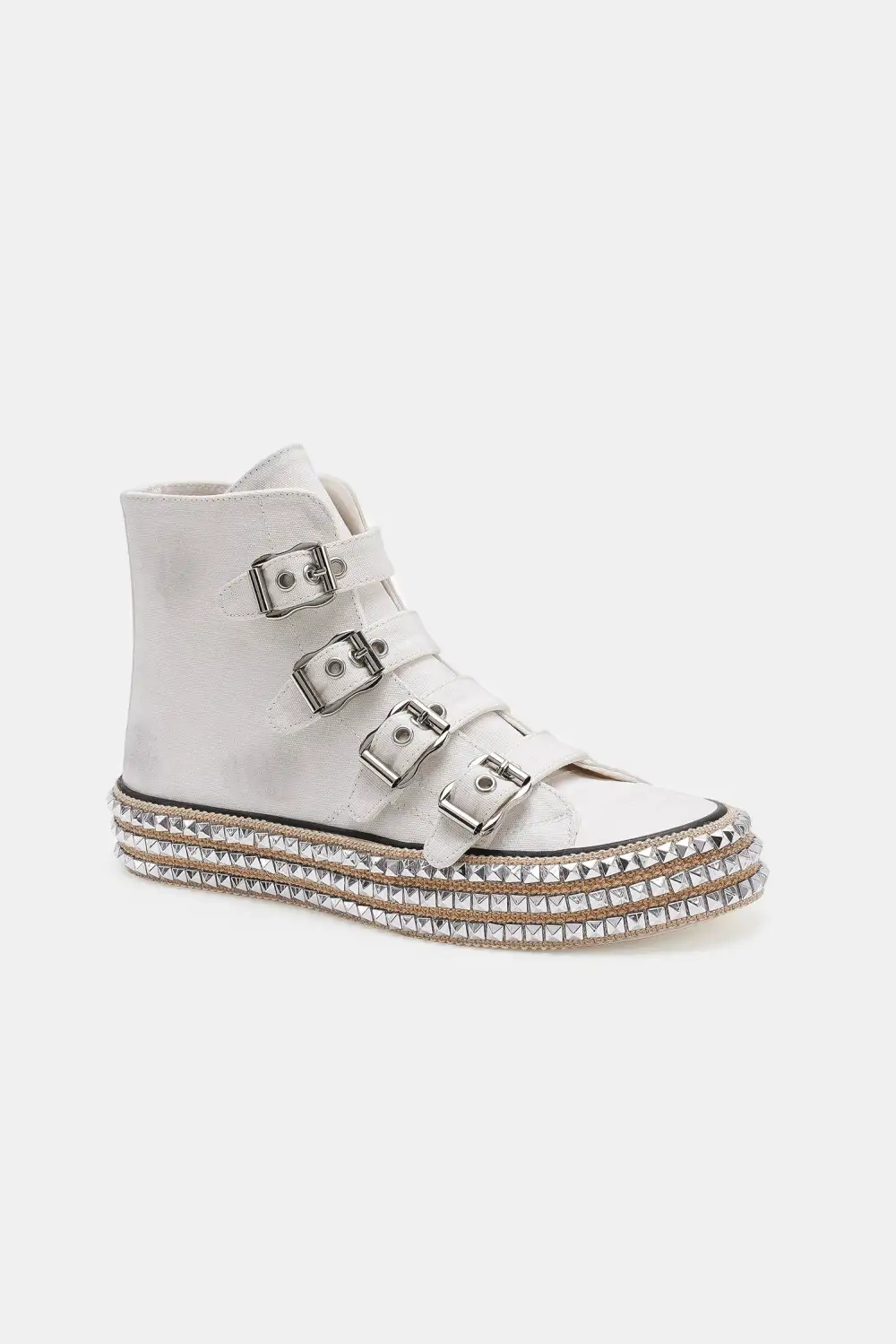 Platform Buckle Sneakers