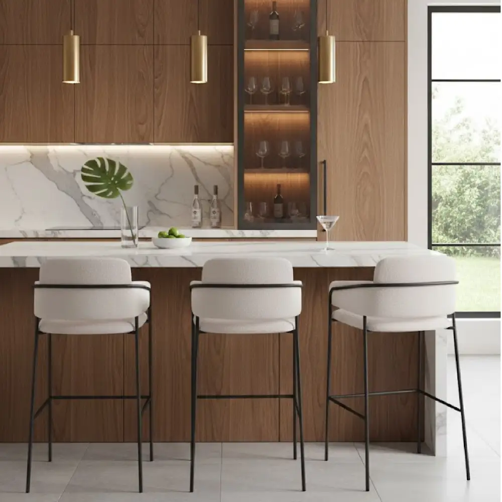 Clean-Line Contemporary Bar Stool