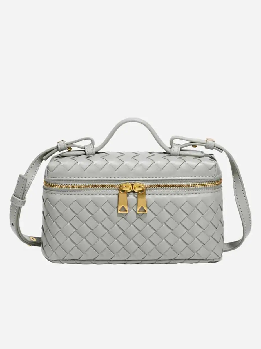 Giuliana Weaved Leather Crossbody Bag
