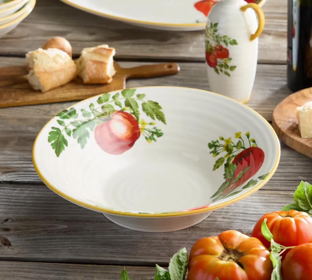Ceramic Wide Pasta Bowl