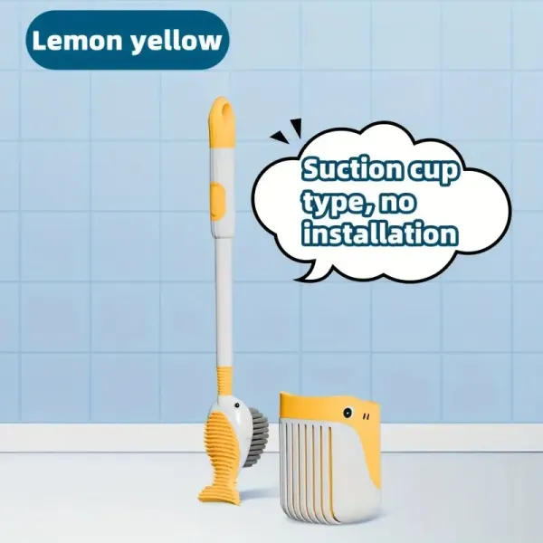 Whimsical Whale-Shaped Toilet Brush