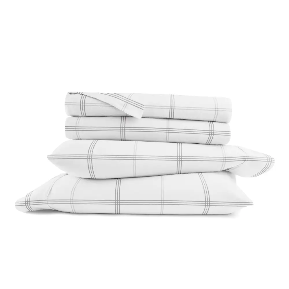Checkered Flannel Sheet Set