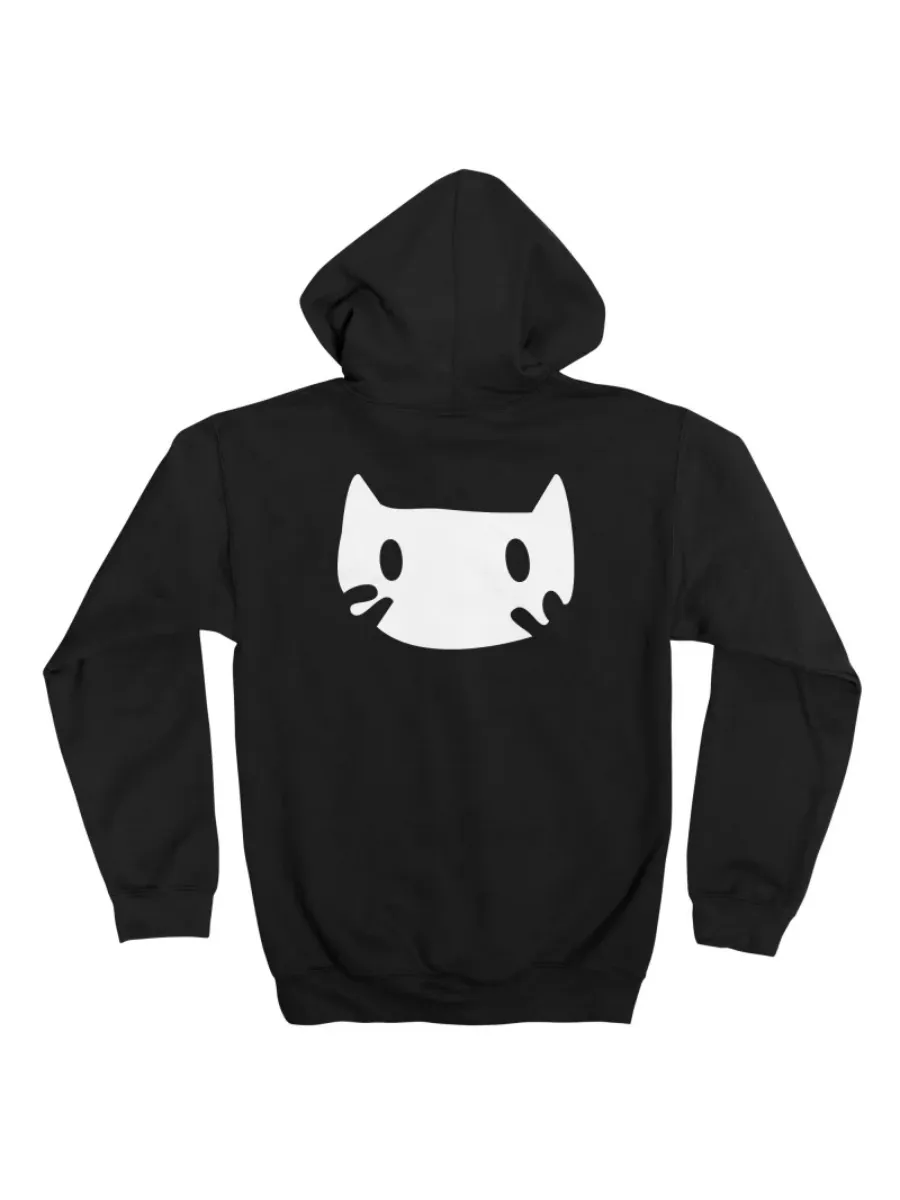 Casual Cute Cat Print Hoodie