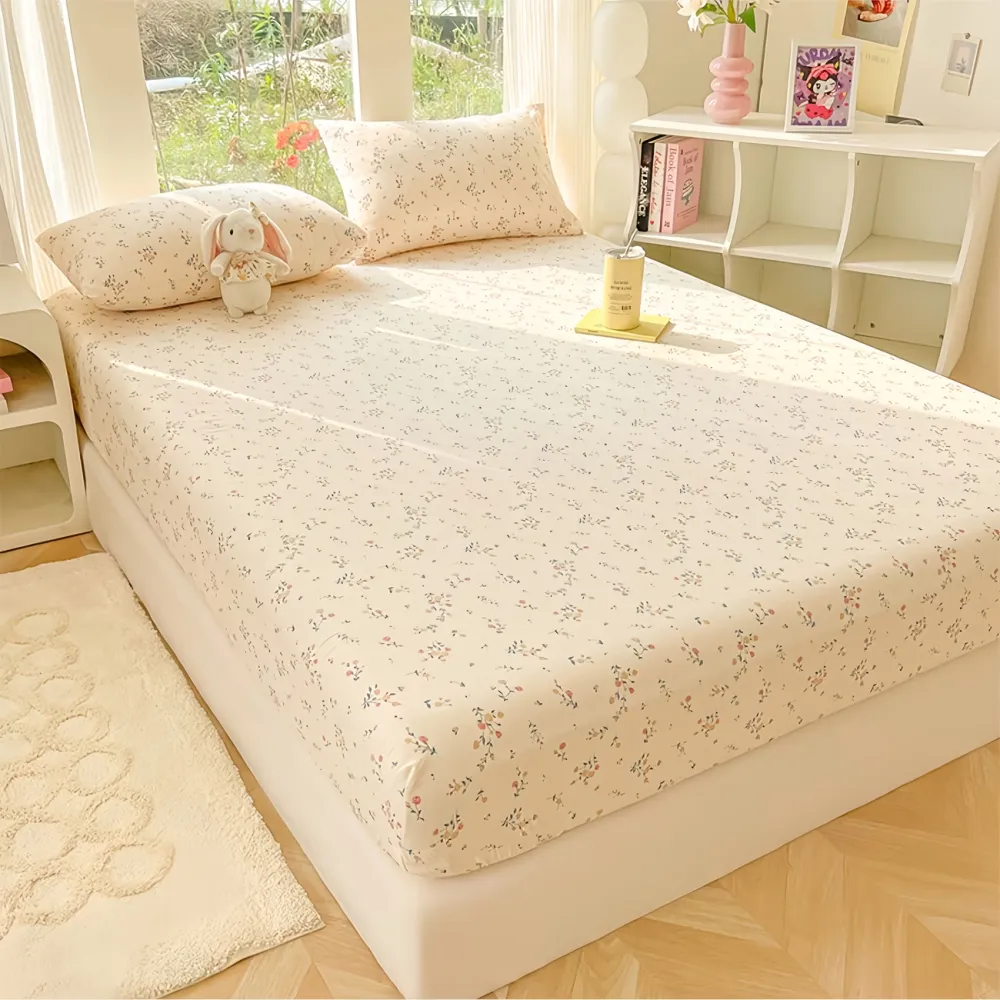 Cute Floral Fitted Sheet