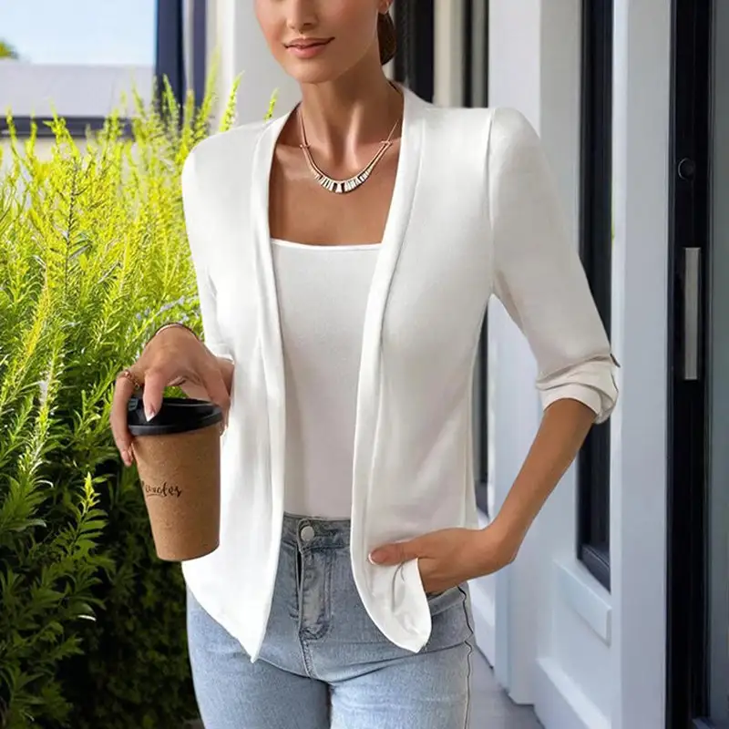Minimalist Round Neck Jacket