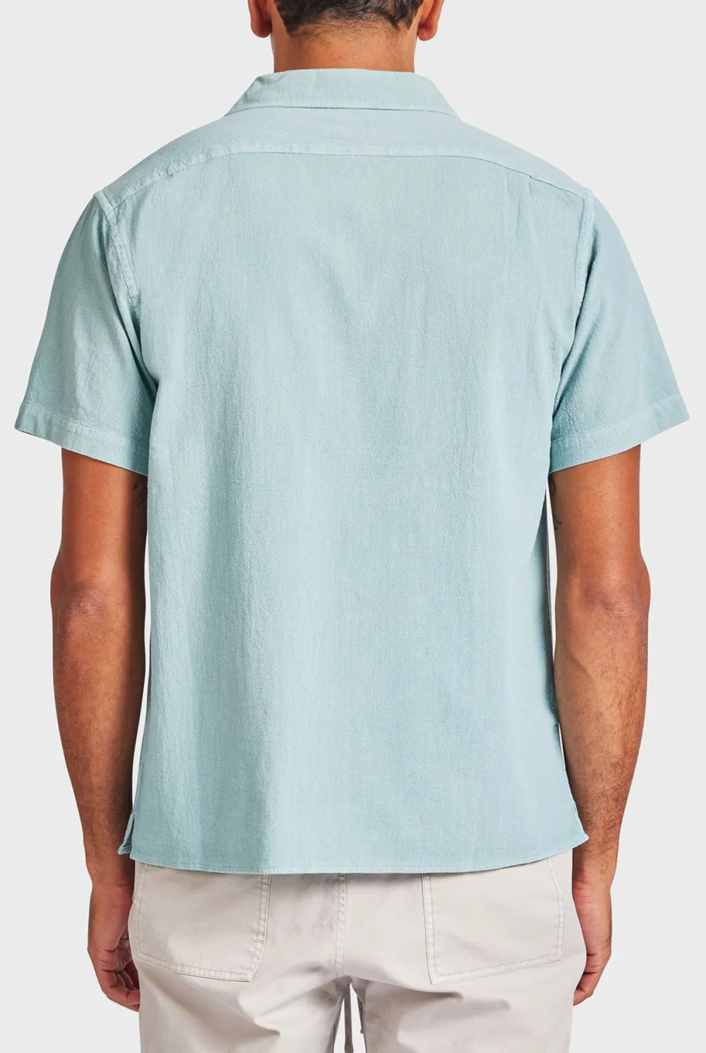 Oversized Linen Short Sleeve Button Down Shirt