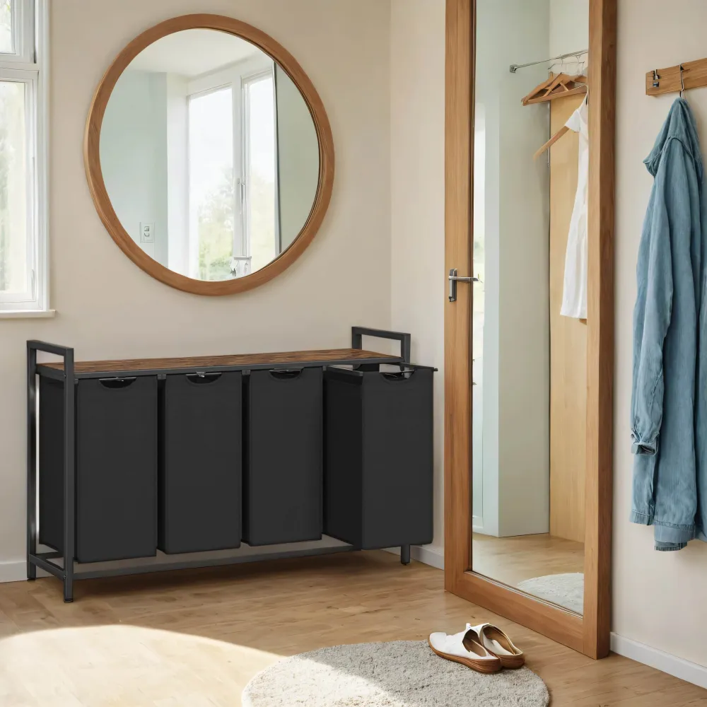 Pull Out Laundry Sorting Hamper
