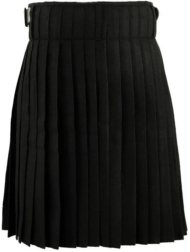 Basic Black Pleated Skirt