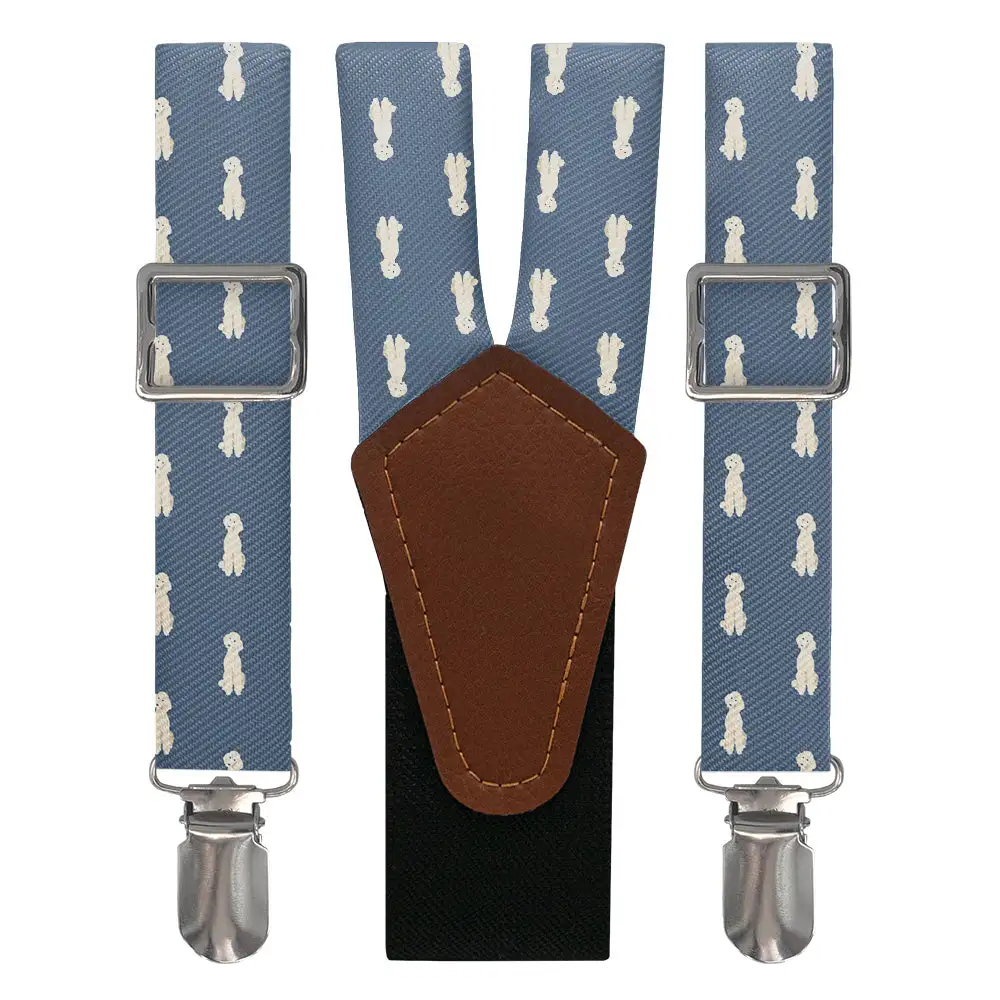 Poodle Dog Theme Suspenders