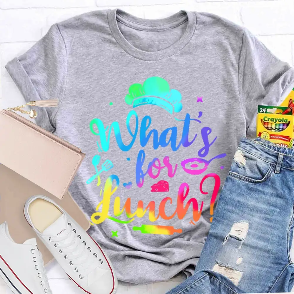 What'S For Lunch Funny Cooking Lunch Lady  T-Shirt