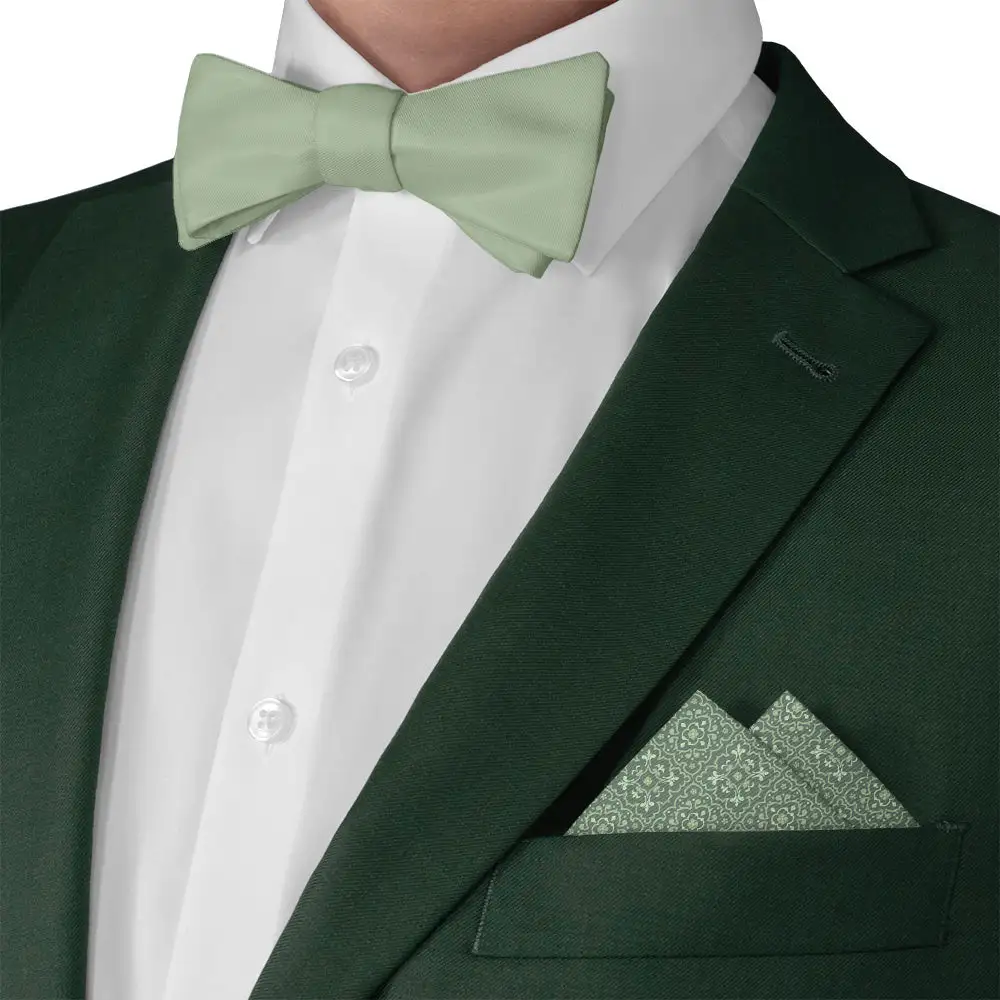 Understated Subtle Ornate Pocket Square
