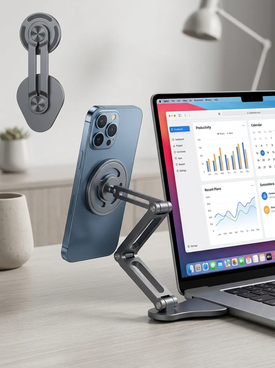 Magnetic Foldable Phone Holder