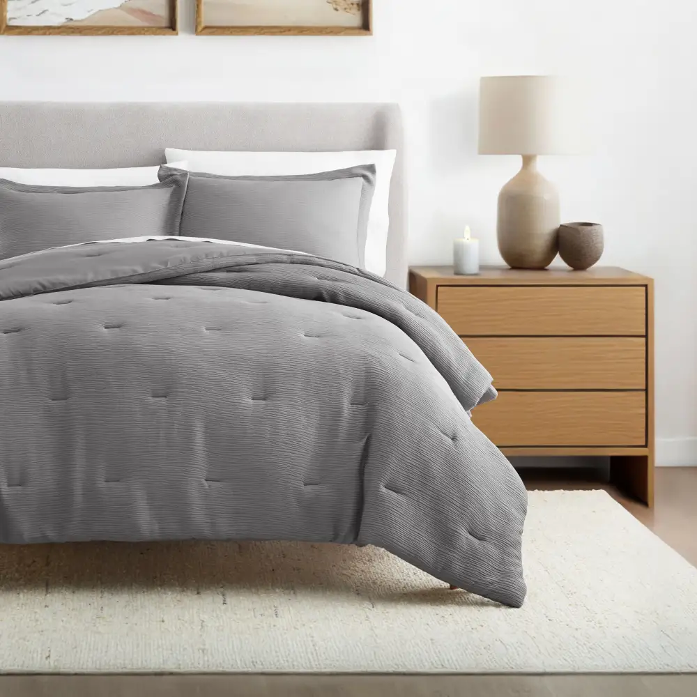 Cloud Weave Textured Down Alternative Comforter Set