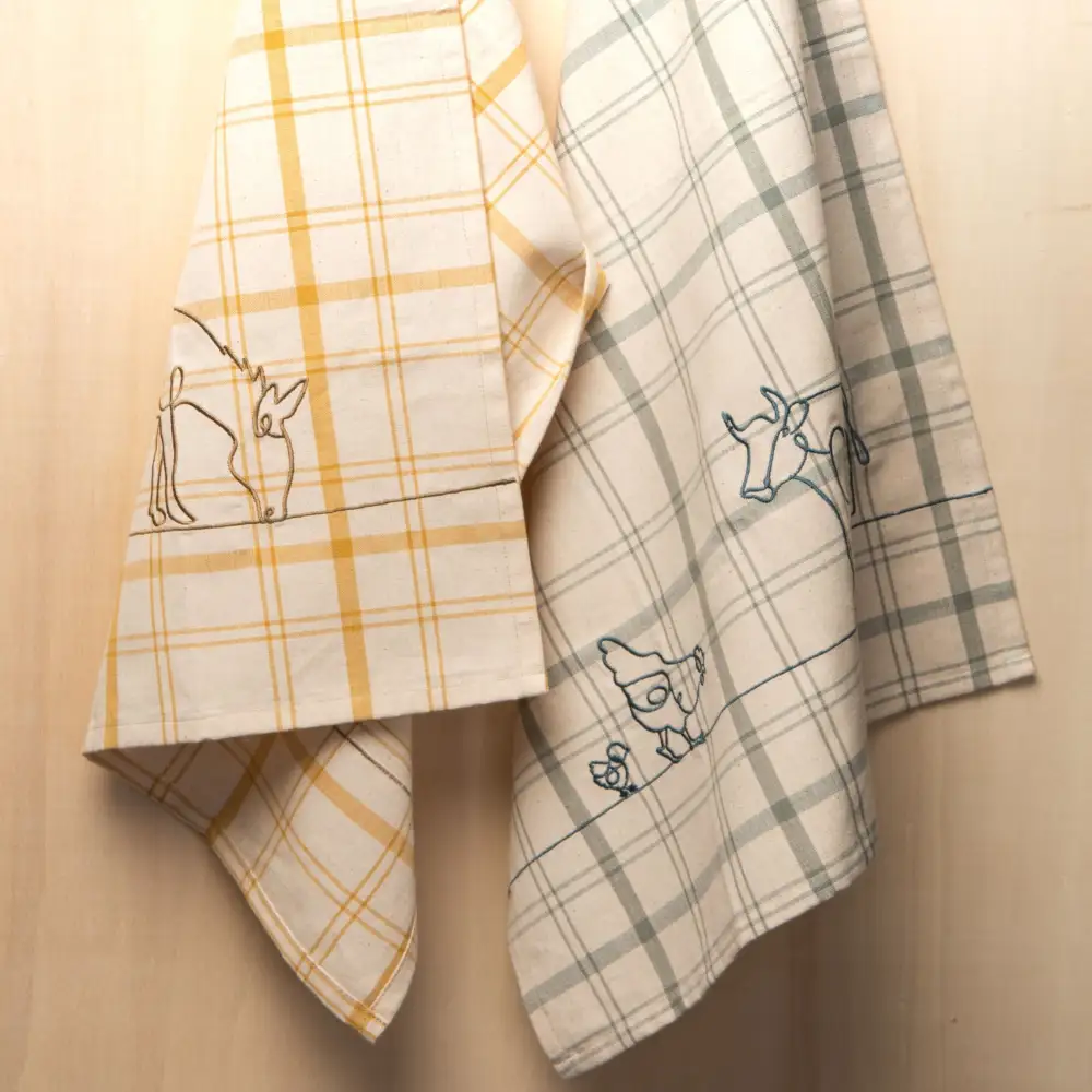 Farm Print Kitchen Towel