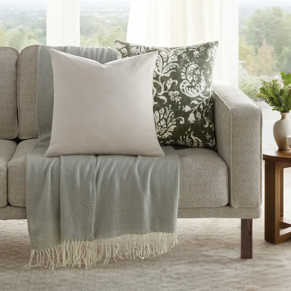 Distressed Floral  Throw Pillows