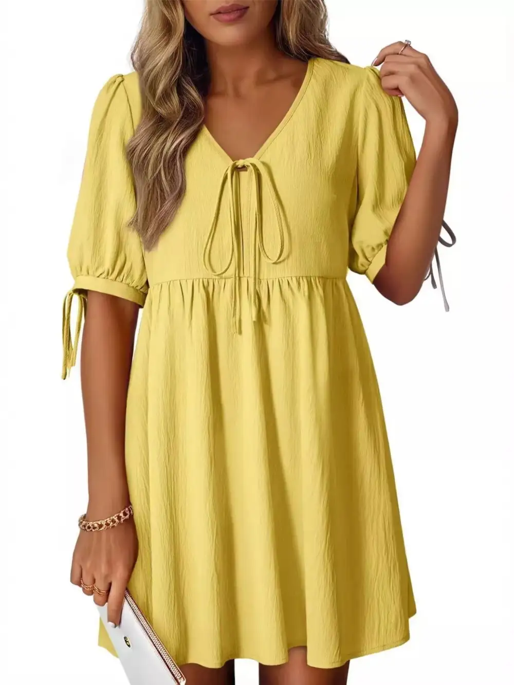 Elegant A Line Mini Dress