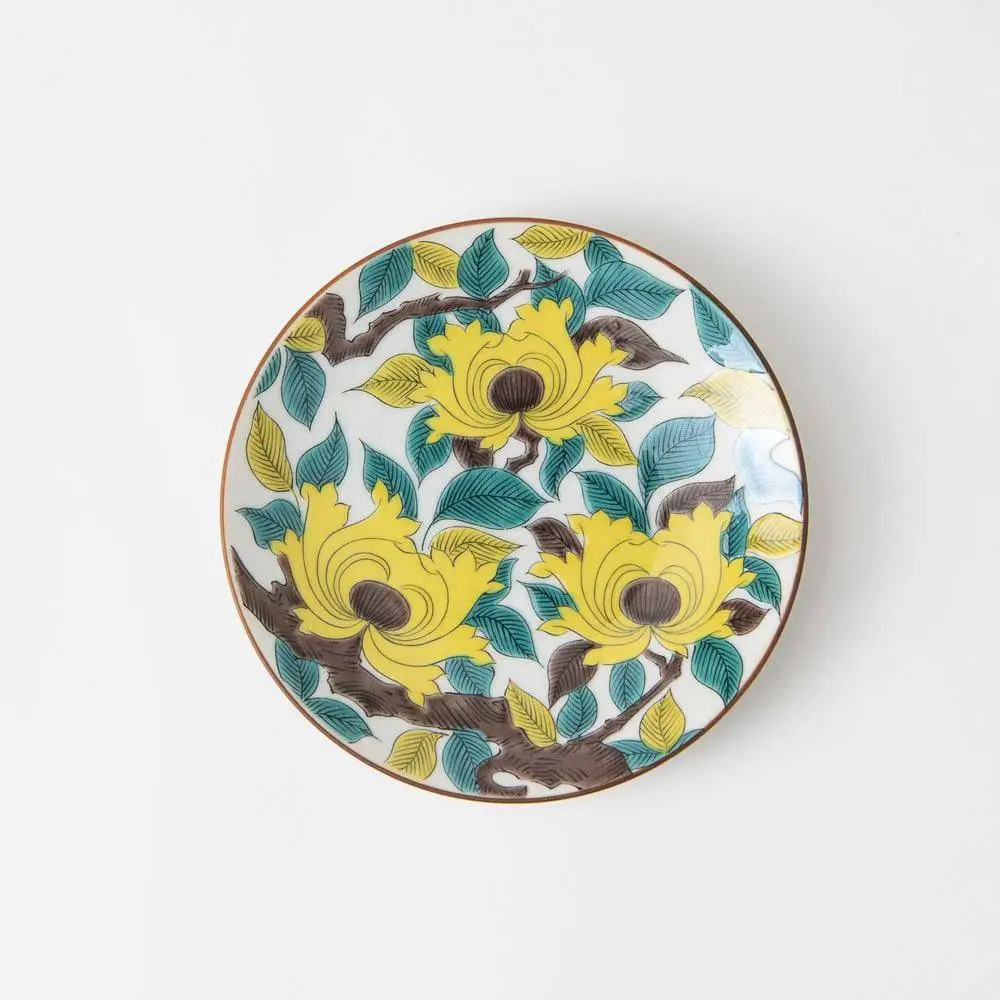 Peony Floral Side Plate