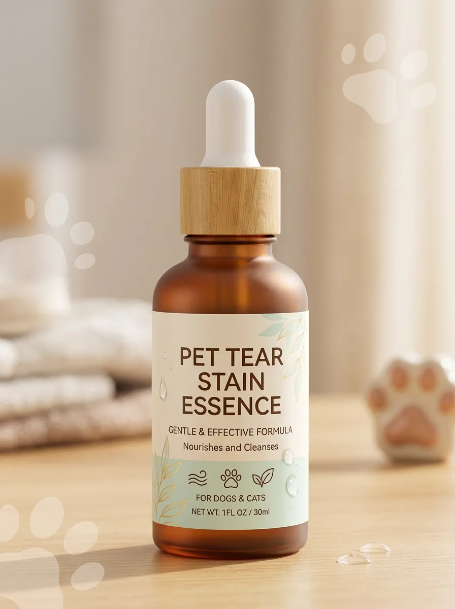 Tear Stain Care Botanical Paw Print Pet Tear Stain Care Grooming Essence
