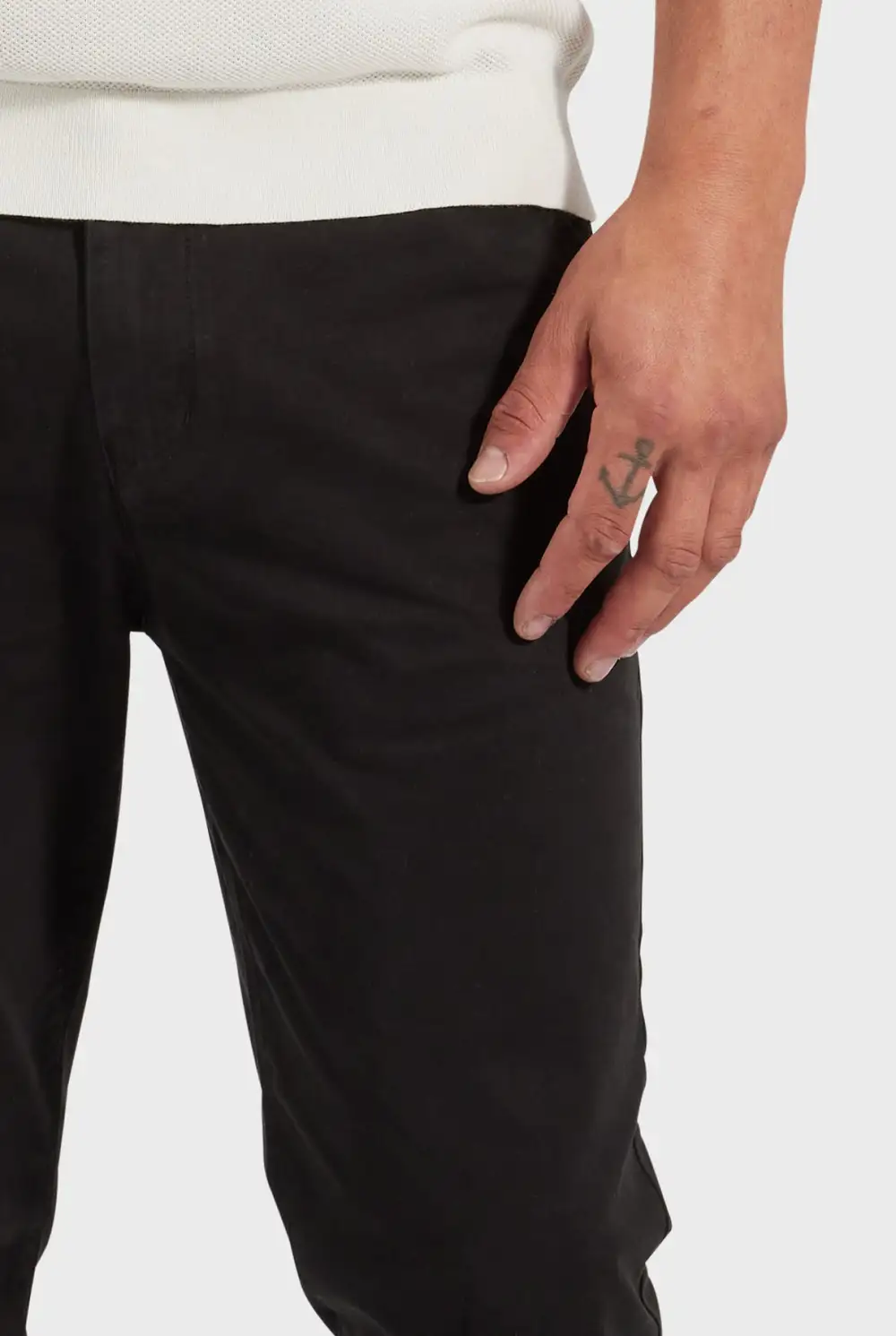 Slim Tapered Stretch Cotton Casual Jogger Pants