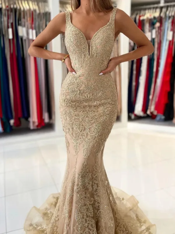 Mermaid Appliqu S Dress