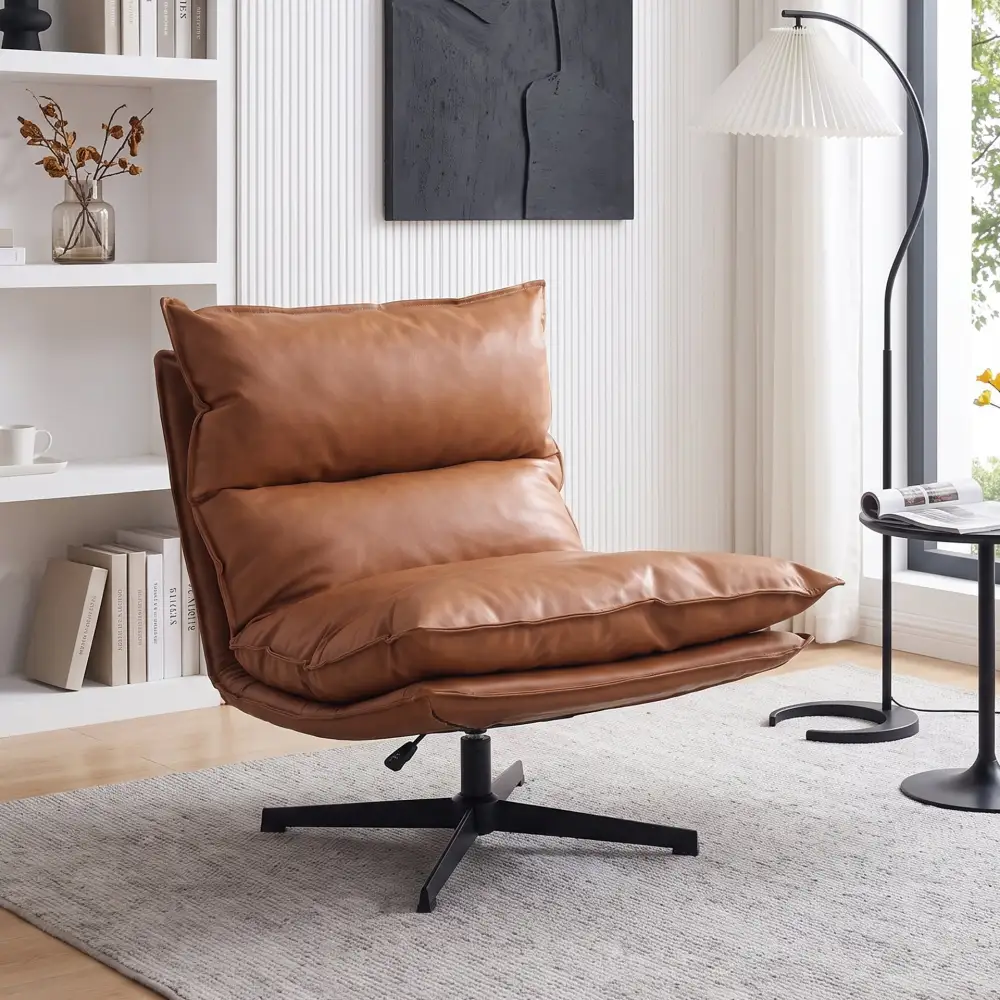 Swivel Adjustable Back Swivel Armchair