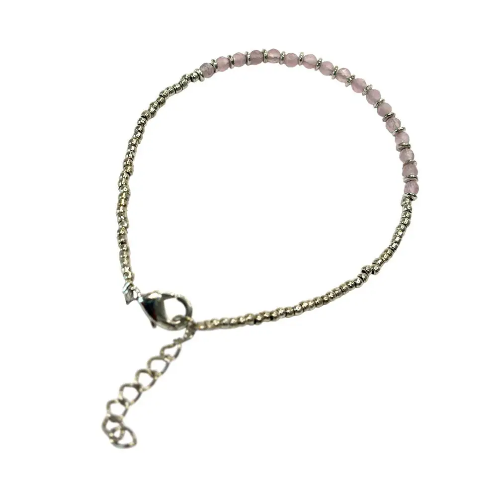 Everyday Chain Gemstone -Plated Bracelet