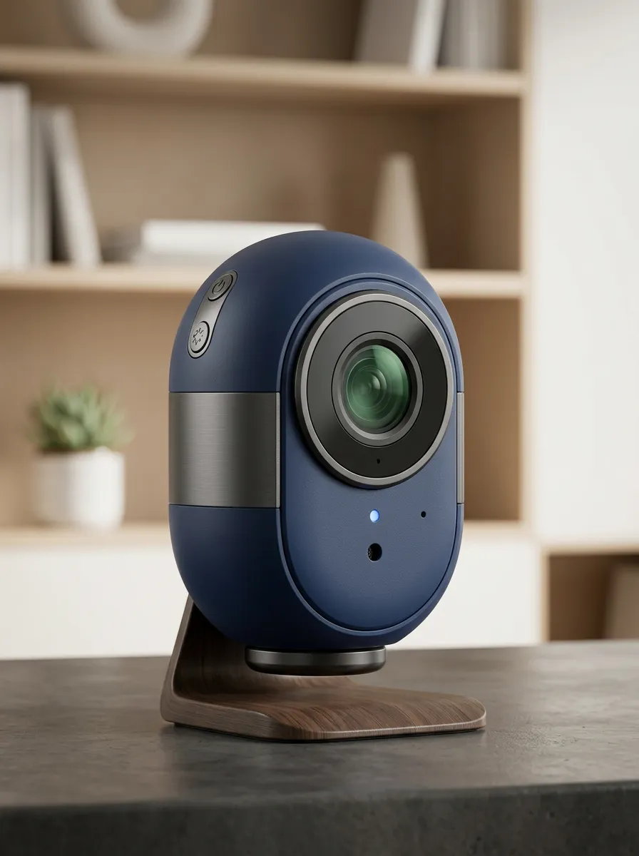 Oval Mini Security Camera