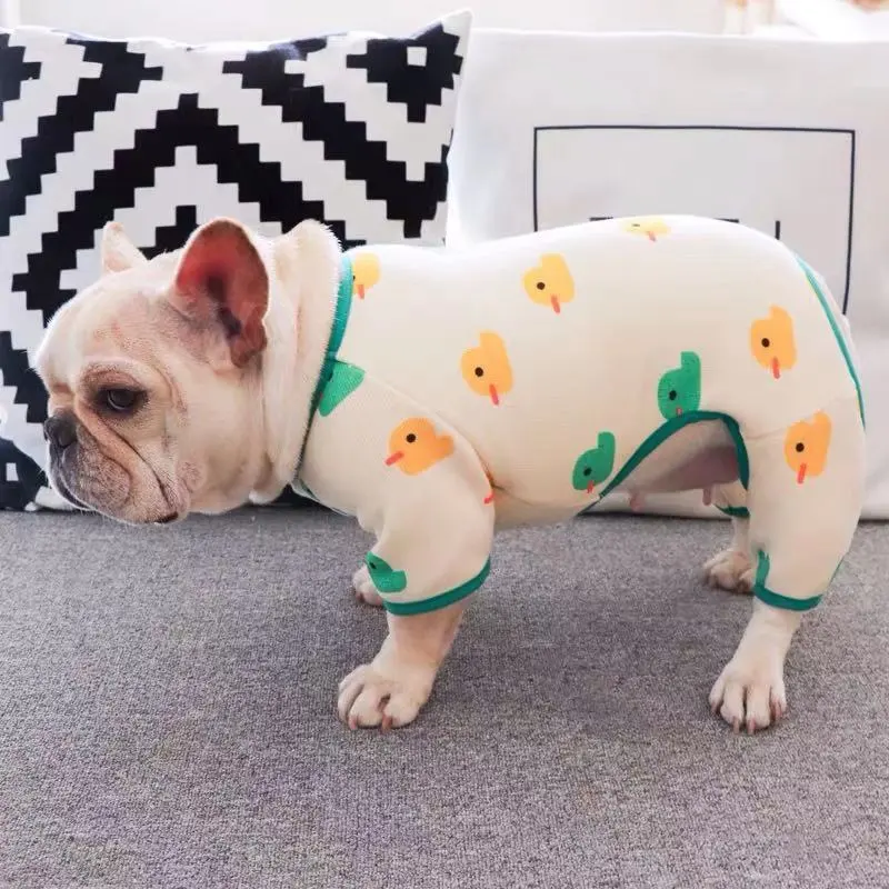 Ducky Pajama Set with Fleece Lined
