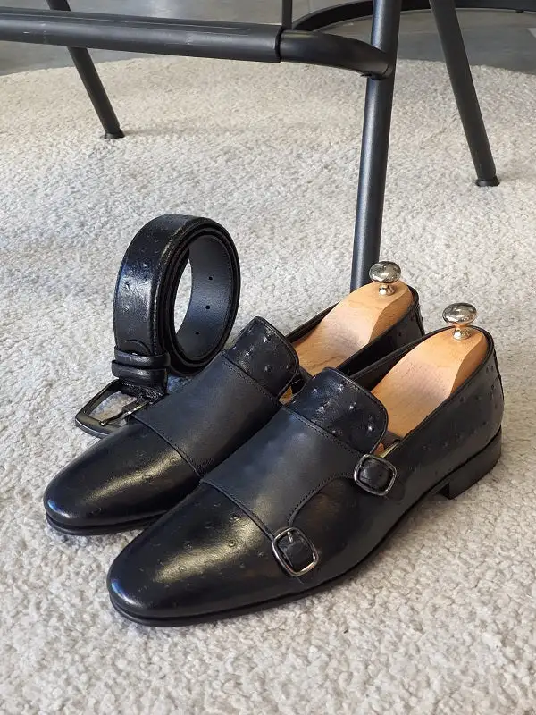 Modern Double Monk Strap Shoes