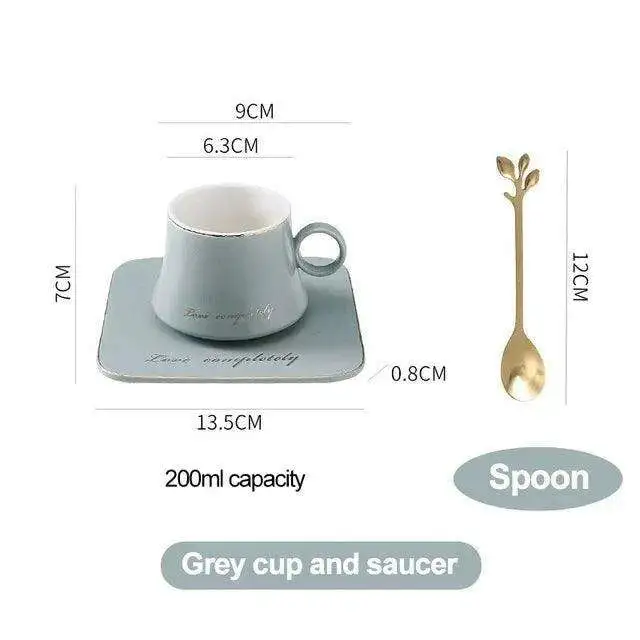 Porcelain Luxurious Cup Set Everyday