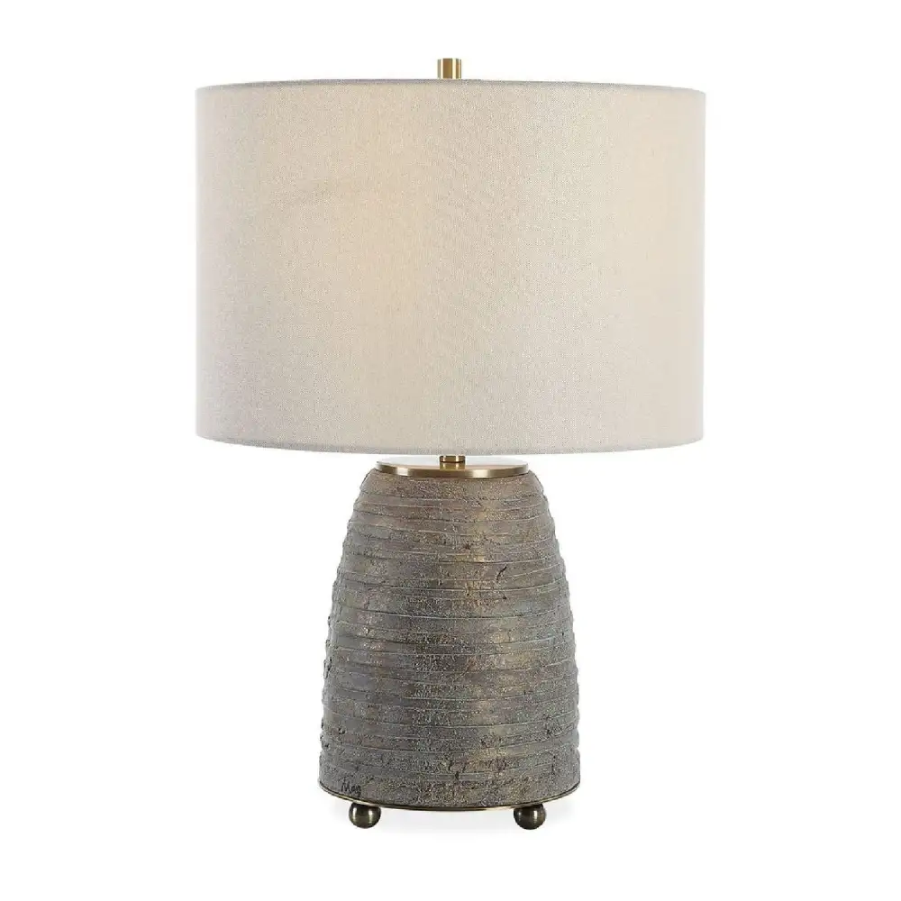Decorative Ceramic Linen Table Lamp