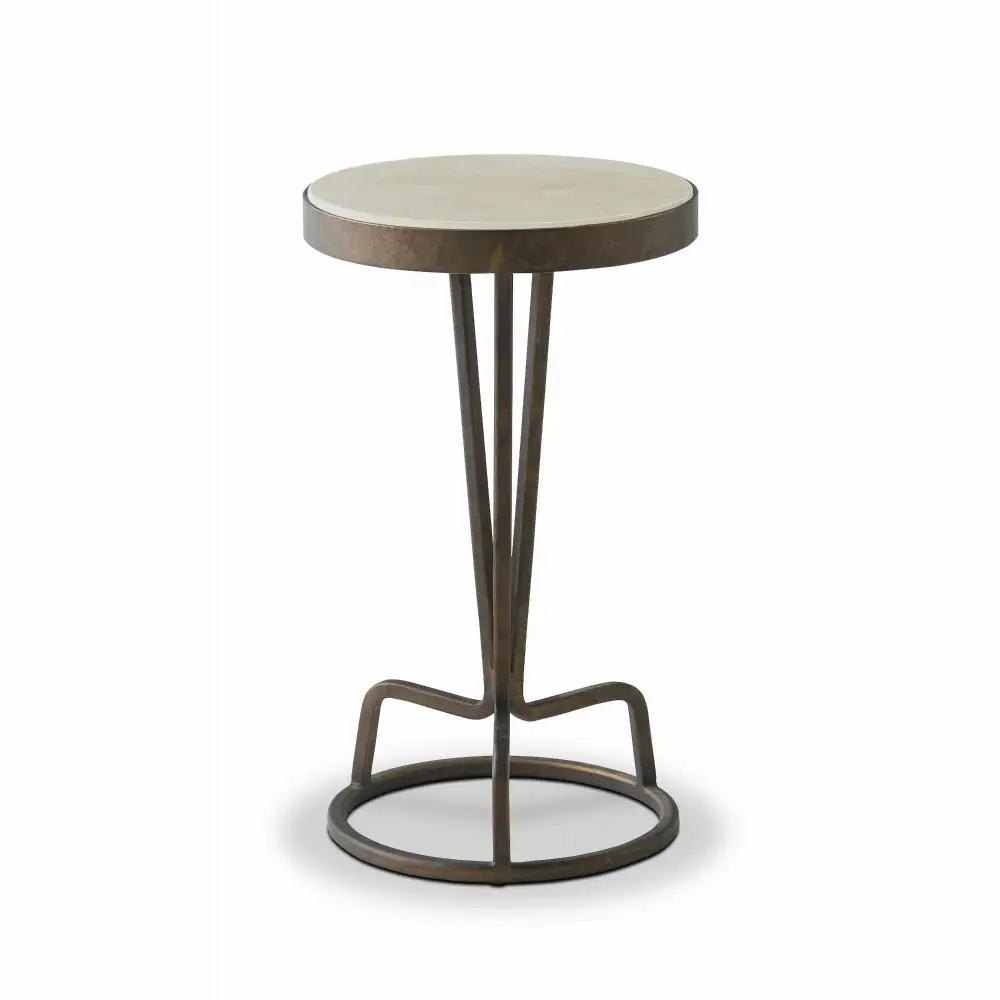 Marble Iron Drinks Table
