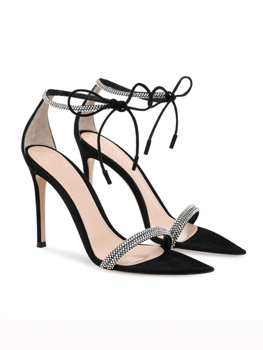 Noelia Pointed-Toe Strappy Sandals