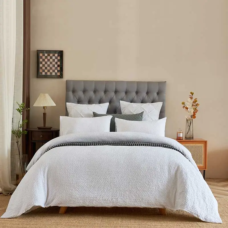 Seersucker Cotton Quilt Cover Set