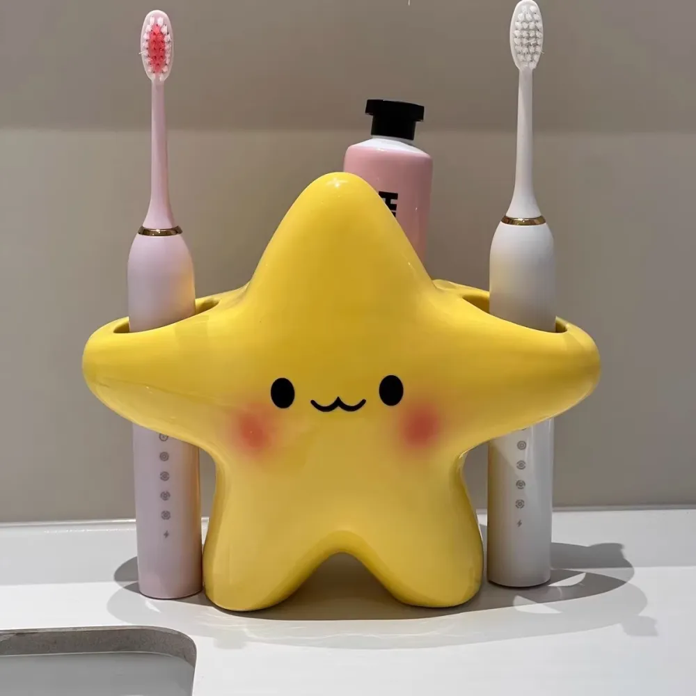 Cute Star-Shaped Toothbrush Holder