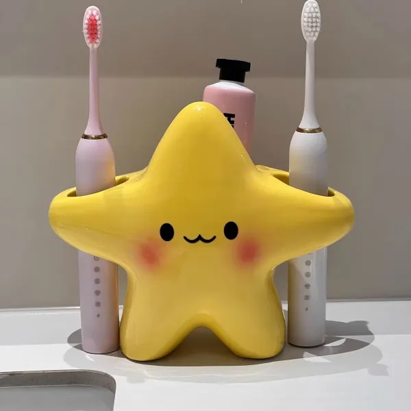 Cute Star-Shaped Toothbrush Holder