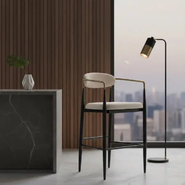 Tailored Contemporary Bar Stool