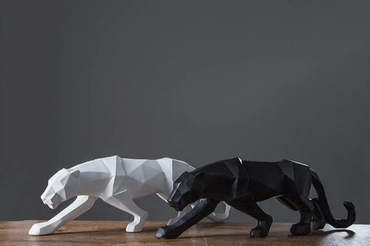 Geometric Minimalist Accent Sculpture