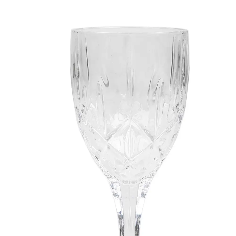 Clear Tall Stem Wine Glass