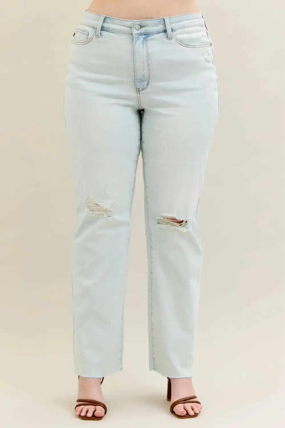 Easy Flare Leg Denim Jeans