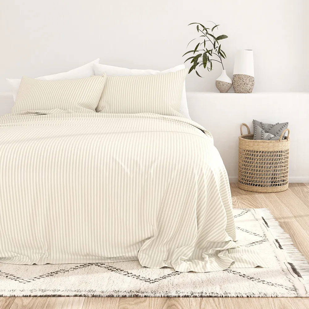Striped Embossed Sheet Set