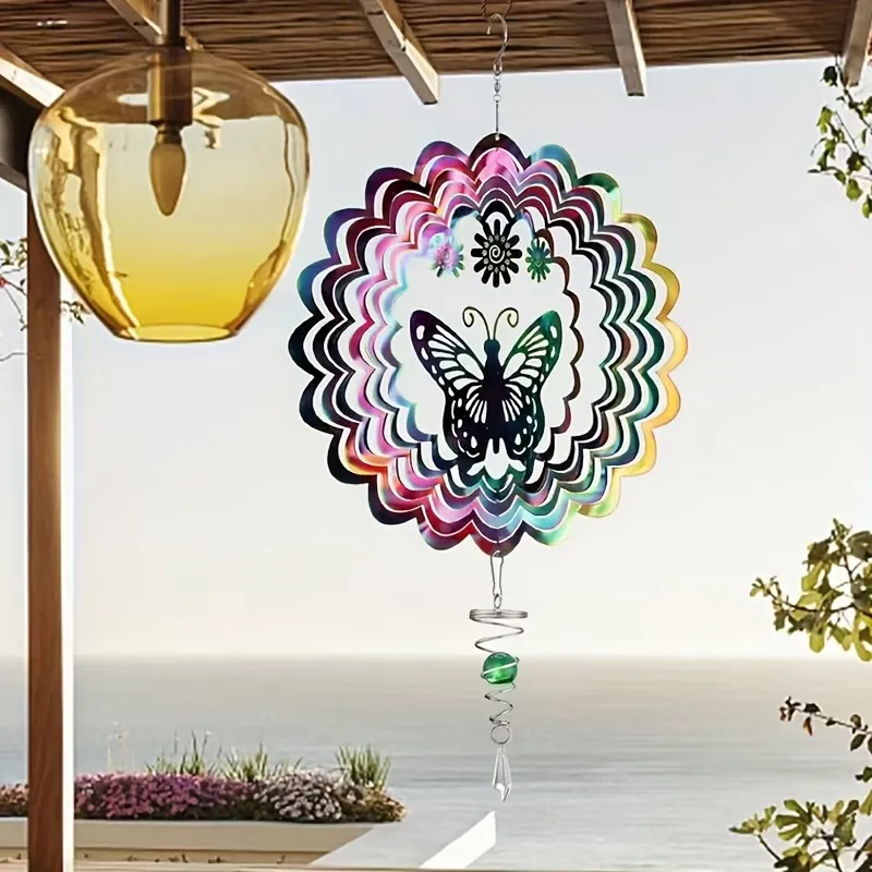 Butterfly Wind Spinner Decor