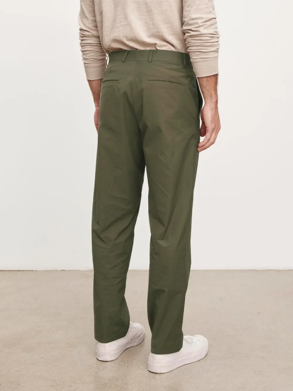 Men's Solid Color Business Suit Commuter Pants